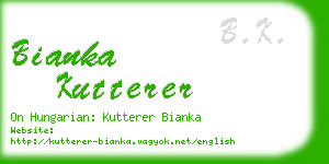 bianka kutterer business card